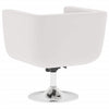 vidaXL Set de 2 Sillas de Bar Giratorias en Similpiel, Asiento 63 x 56 cm, Blanco - Image 5 of 10