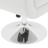 vidaXL Set de 2 Sillas de Bar Giratorias en Similpiel, Asiento 63 x 56 cm, Blanco - Image 7 of 10