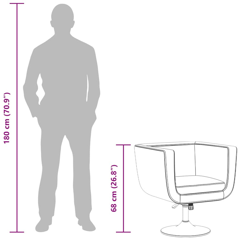 vidaXL Set de 2 Sillas de Bar Giratorias en Similpiel, Asiento 63 x 56 cm, Blanco - Image 10 of 10