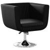 vidaXL Taburetes de Bar Set 2 pzs, Piel Artificial Negra, Altura 68-80 cm - Image 3 of 10