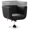 vidaXL Taburetes de Bar Set 2 pzs, Piel Artificial Negra, Altura 68-80 cm - Image 6 of 10