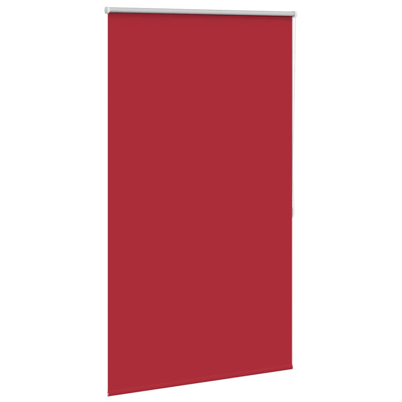 vidaXL Blackout Roller Blind 84.4x175 cm Fabric Width 80 cm Coffee - Image 12 of 64