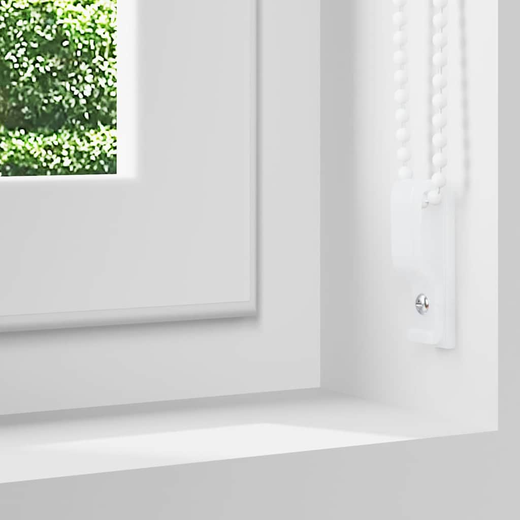 vidaXL Blackout Roller Blind 84.4x175 cm Fabric Width 80 cm Coffee - Image 24 of 64