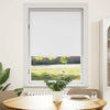 vidaXL Tenda a rullo oscurante 104,4x175 cm Tessuto Larghezza 100 cm bianco - Image 1 of 16