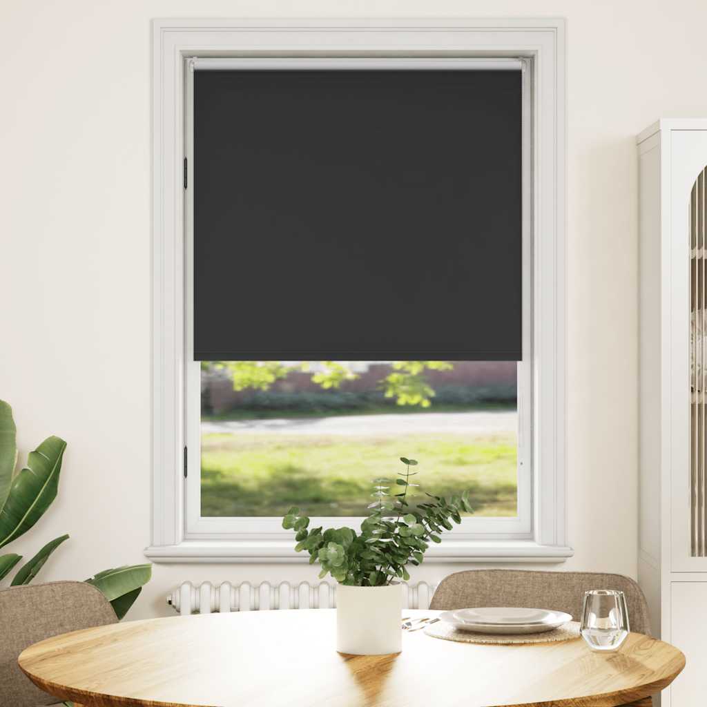 vidaXL Tenda a Rullo Oscurante in Poliestere 100x175 cm Nero - Image 1 of 48
