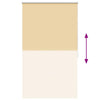 vidaXL Tenda a Rullo Oscurante 100% Poliestere con Rivestimento Termico 120 x 230 cm Beige - Image 31 of 64