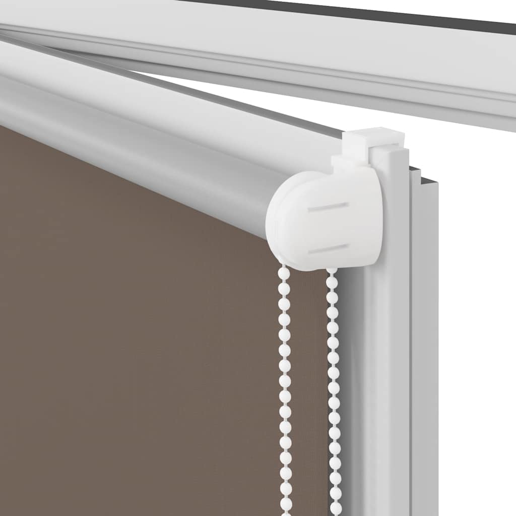 vidaXL Tenda a rullo oscurante 124,4x175 cm Tessuto Larghezza 120 cm caffè - Image 11 of 16