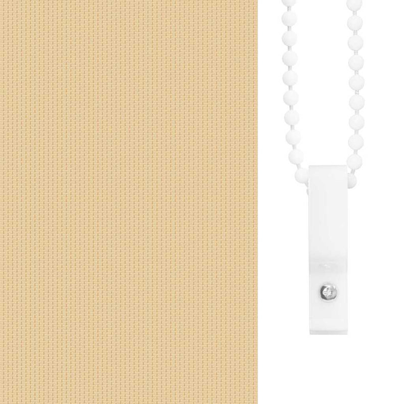 vidaXL Tenda a rullo oscurante 100% Poliestere 140x230 cm Beige - Image 29 of 48