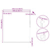 vidaXL Tenda a rullo oscurante 100% Poliestere 140x230 cm Beige - Image 47 of 48