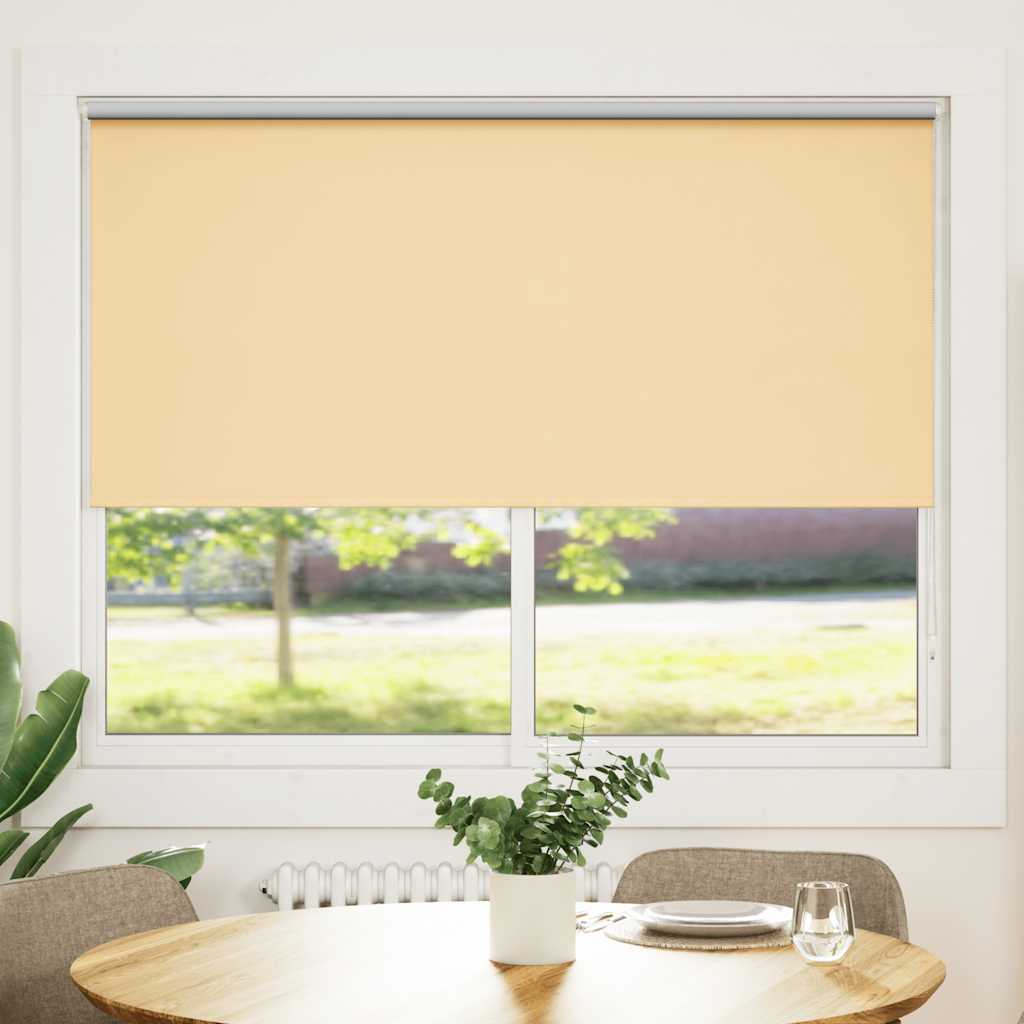 vidaXL Tenda a rullo oscurante 100% Poliestere 140x230 cm Beige - Image 2 of 48