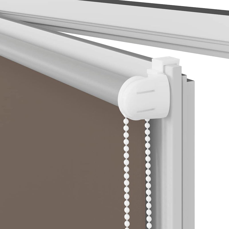 vidaXL Tenda a rullo oscurante 100% poliestere 140 x 175 cm Caffè - Image 34 of 48