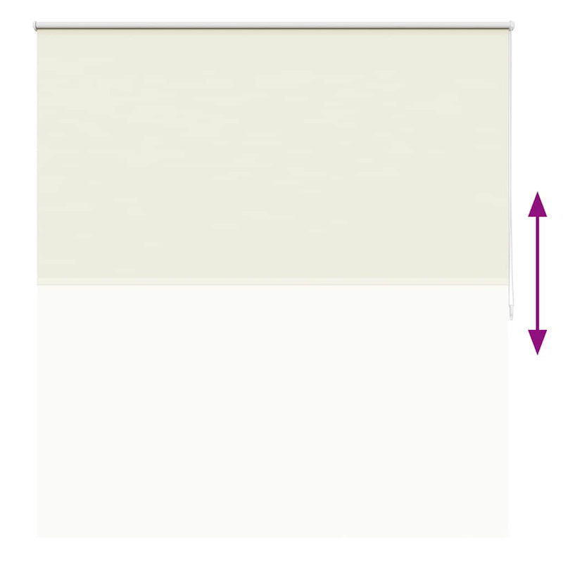 vidaXL Tenda a Rullo Oscurante 160x175 cm, Tessuto Bianco Avorio con Rivestimento Termico - Image 15 of 32