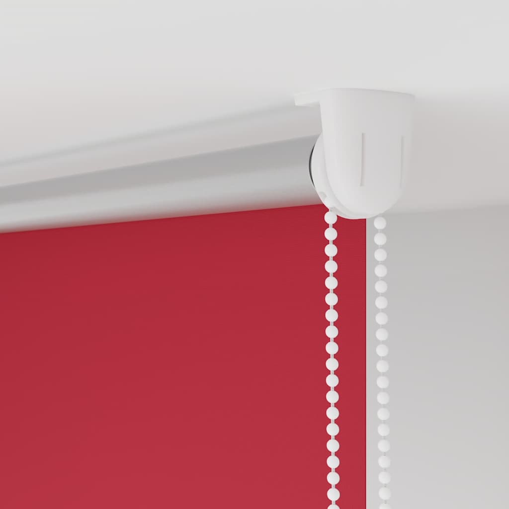 Tenda a Rullo Oscurante vidaXL Rossa - Tessuto 160x175 cm - Image 12 of 16