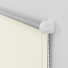 vidaXL Tenda a rullo oscurante 84,4x230 cm Tessuto Larghezza 80 cm bianco sporco - Image 10 of 16