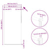 vidaXL Tenda a Rullo Oscurante Termica - Bianco Avorio - 80x175 cm - Image 79 of 80