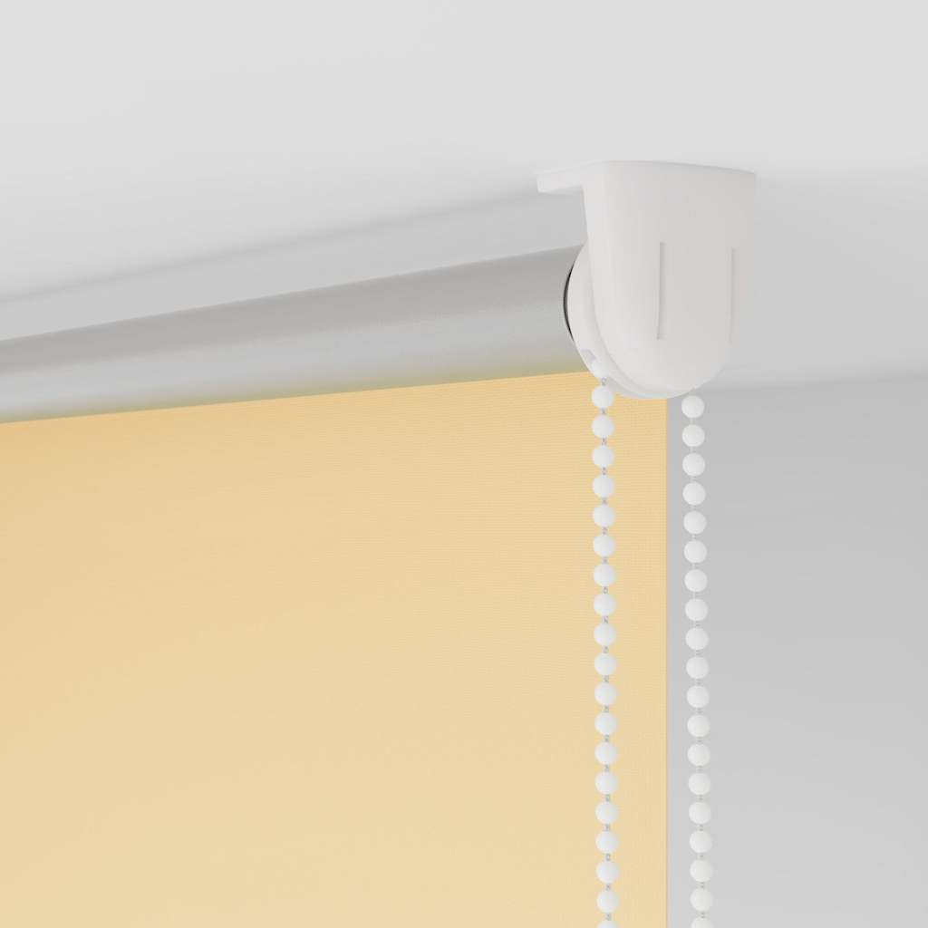 vidaXL Tenda a rullo oscurante 84,4x230 cm Tessuto Larghezza 80 cm beige - Image 12 of 16