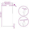 vidaXL Tenda a rullo oscurante 84,4x230 cm Tessuto Larghezza 80 cm beige - Image 16 of 16