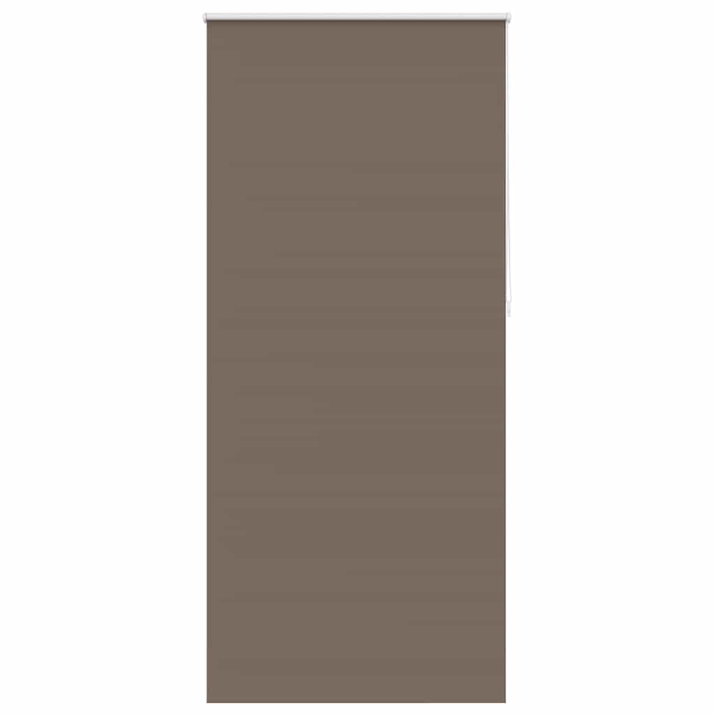 vidaXL Tenda a rullo oscurante 84,4x230 cm Tessuto Larghezza 80 cm caffè - Image 2 of 16
