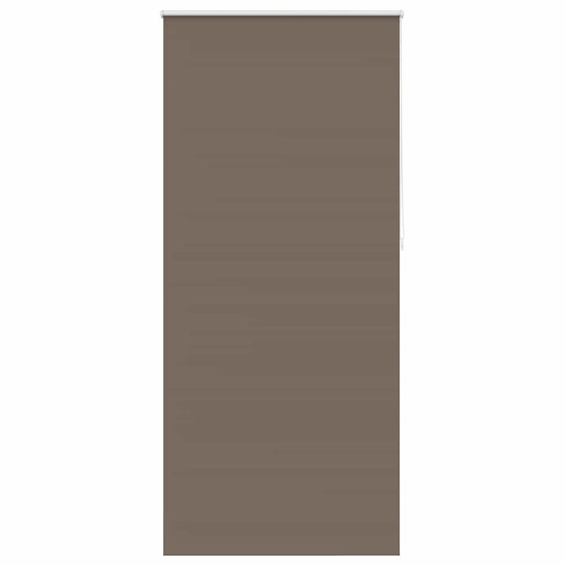 vidaXL Tenda a rullo oscurante 84,4x230 cm Tessuto Larghezza 80 cm caffè - Image 2 of 16