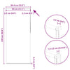 vidaXL Tenda a Rullo Oscurante 100% Poliestere 80 x 230 cm Rosso - Image 48 of 48