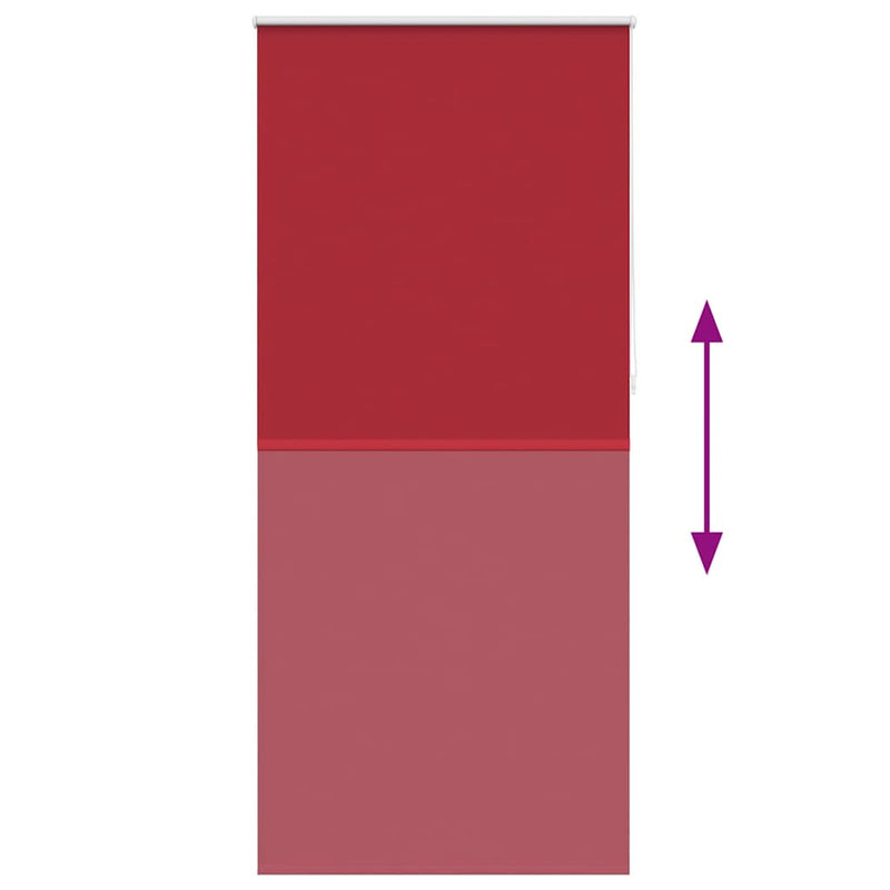 vidaXL Tenda a Rullo Oscurante 100% Poliestere 80 x 230 cm Rosso - Image 24 of 48