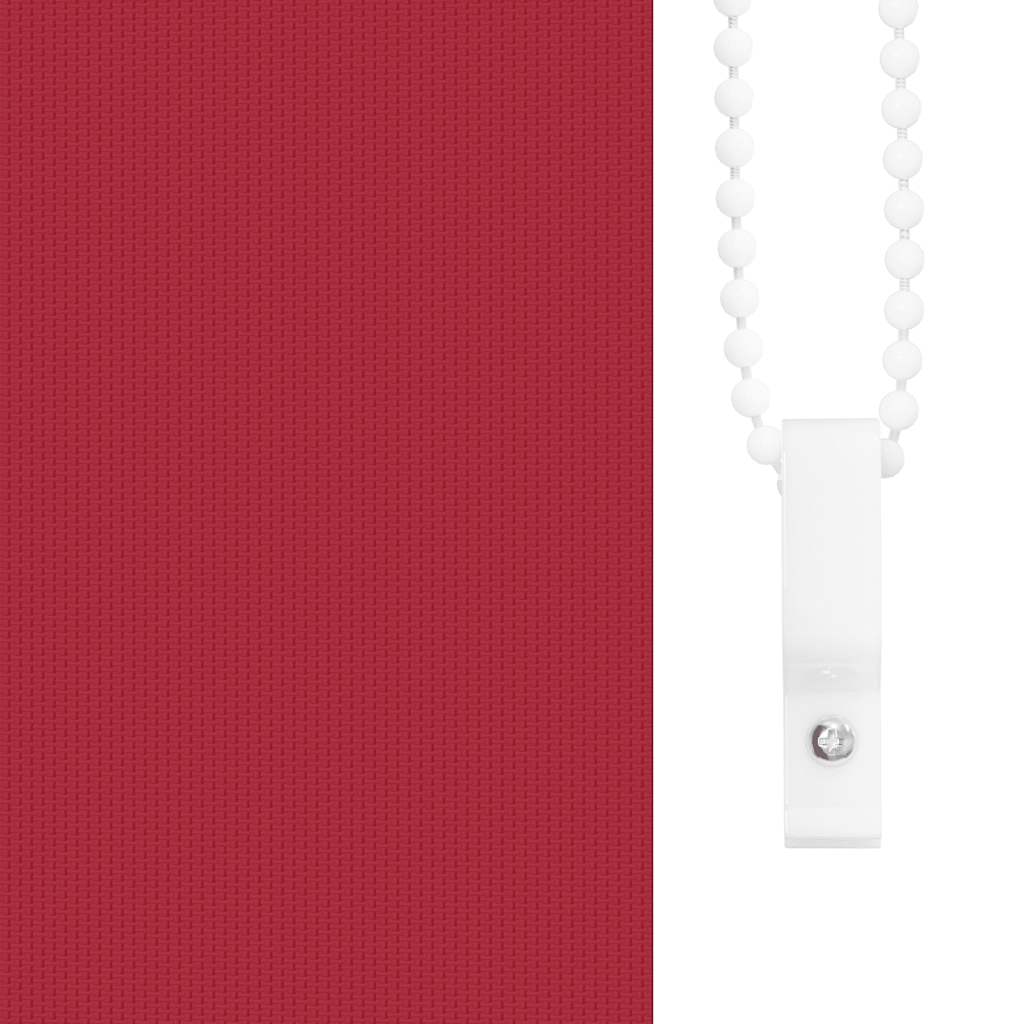vidaXL Tenda a Rullo Oscurante 100% Poliestere 80 x 230 cm Rosso - Image 25 of 48