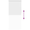 vidaXL Tenda a Rullo Oscurante 100% Poliestere 100 x 230 cm Bianco - Image 38 of 80