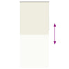 vidaXL Tenda a rullo oscurante 100% Poliestere 100 x 230 cm Bianco avorio - Image 37 of 81
