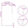 vidaXL Tenda a Rullo Oscurante 100% Poliestere 100 x 230 cm Bianco - Image 78 of 80