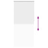 vidaXL Tenda a Rullo Oscurante 100% Poliestere 100 x 230 cm Bianco - Image 39 of 80
