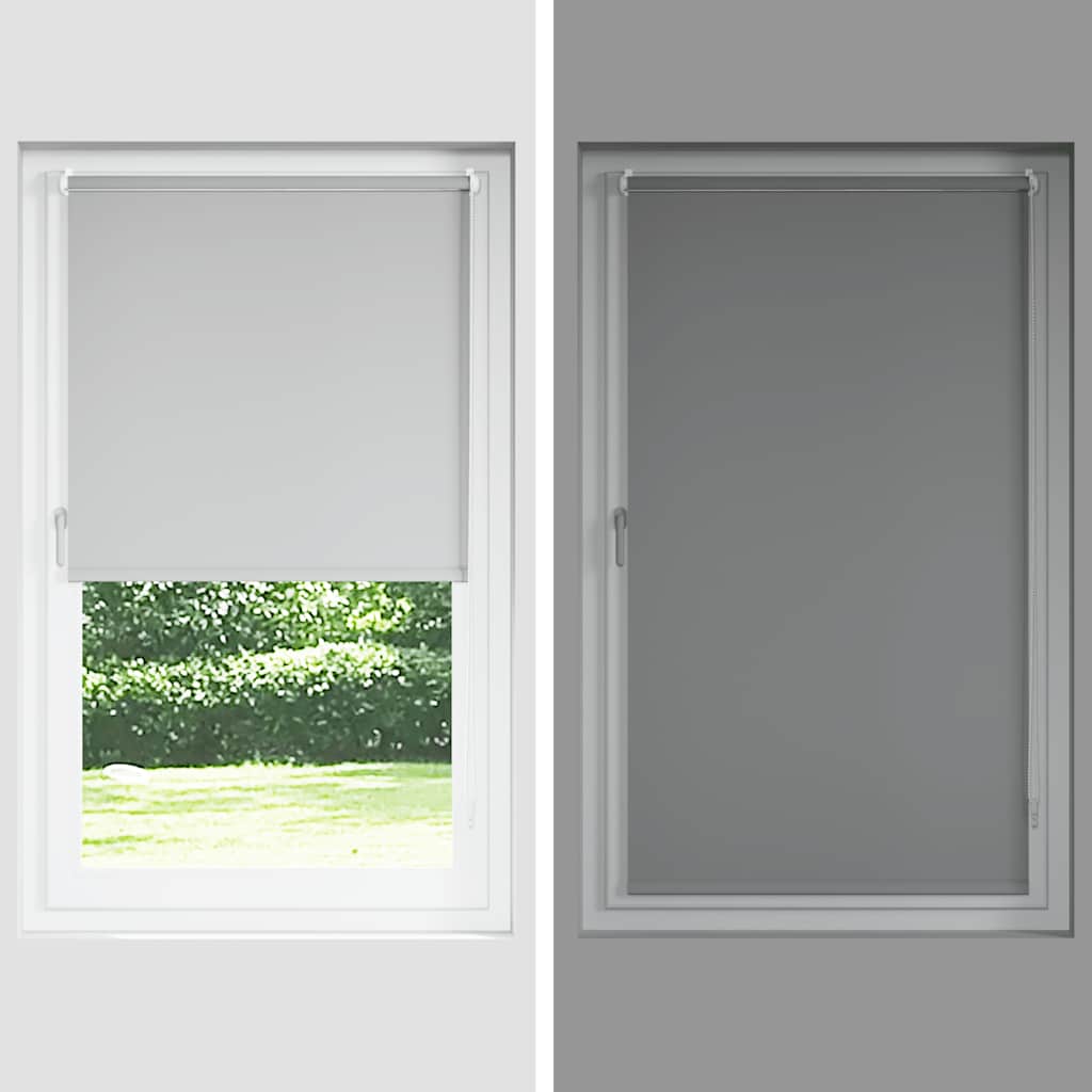 vidaXL Tenda a rullo oscurante 100% Poliestere 100 x 230 cm Bianco avorio - Image 31 of 81