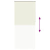 vidaXL Tenda a rullo oscurante 100% Poliestere 100 x 230 cm Bianco avorio - Image 36 of 81