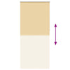 vidaXL Tenda a Rullo Oscurante 100% Poliestere con Rivestimento Termico 120 x 230 cm Beige - Image 32 of 64