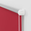 vidaXL Tenda a rullo oscurante 124,4x230 cm Tessuto Larghezza 120 cm rosso - Image 10 of 16