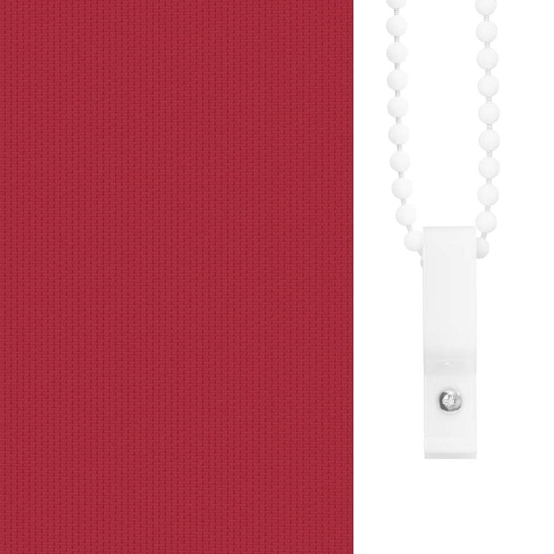 vidaXL Tenda a rullo oscurante 124,4x230 cm Tessuto Larghezza 120 cm rosso - Image 9 of 16