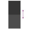 vidaXL Tenda a rullo oscurante 124,4x230 cm Tessuto Larghezza 120 cm nero - Image 8 of 16