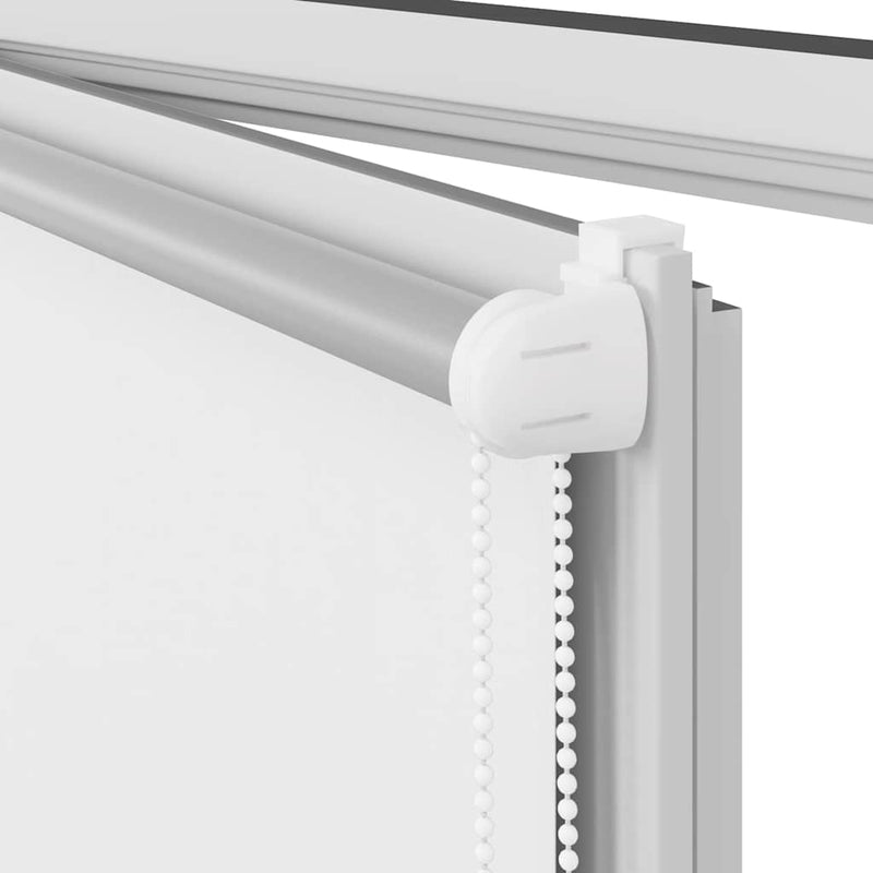 vidaXL Tenda a rullo oscurante 144,4x230 cm Tessuto Larghezza 140 cm bianco - Image 11 of 16