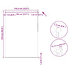 vidaXL Tenda a rullo oscurante 100% Poliestere 100 x 230 cm Bianco avorio - Image 76 of 81