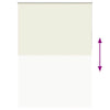 vidaXL Tenda a rullo oscurante 100% Poliestere 100 x 230 cm Bianco avorio - Image 39 of 81
