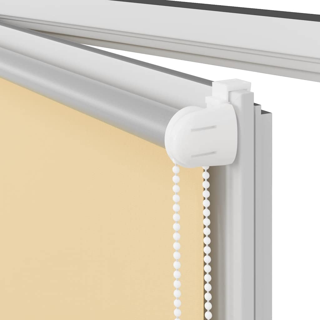 vidaXL Tenda a rullo oscurante 100% Poliestere 140x230 cm Beige - Image 33 of 48