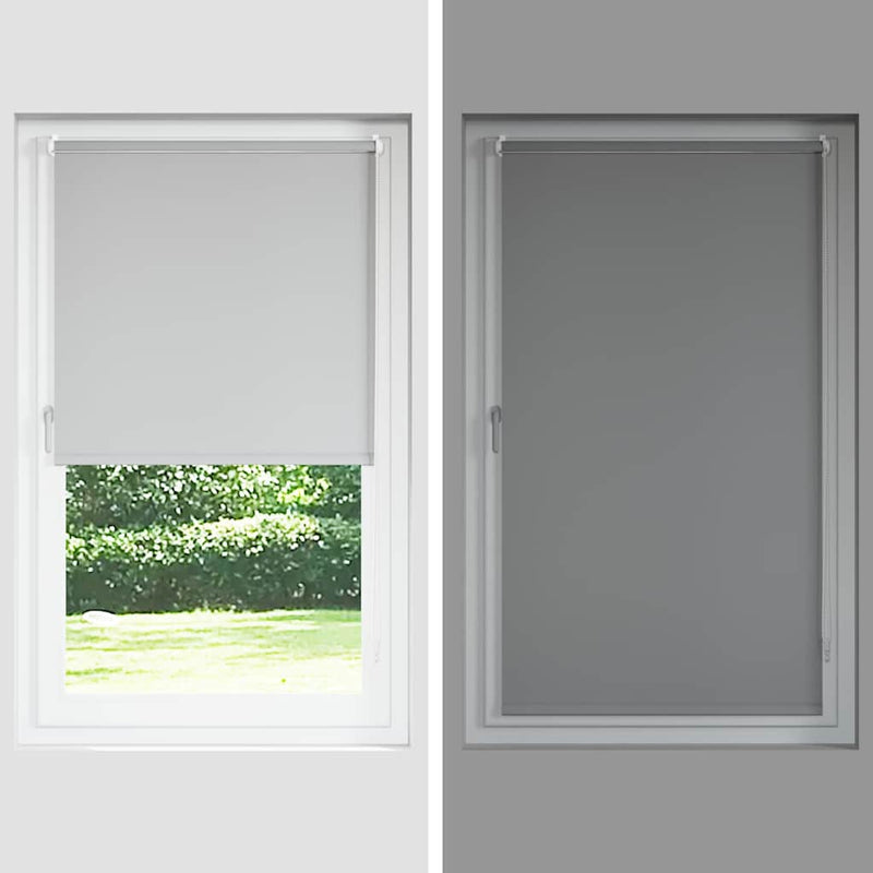 vidaXL Tenda a rullo oscurante 100% Poliestere 140x230 cm Beige - Image 21 of 48