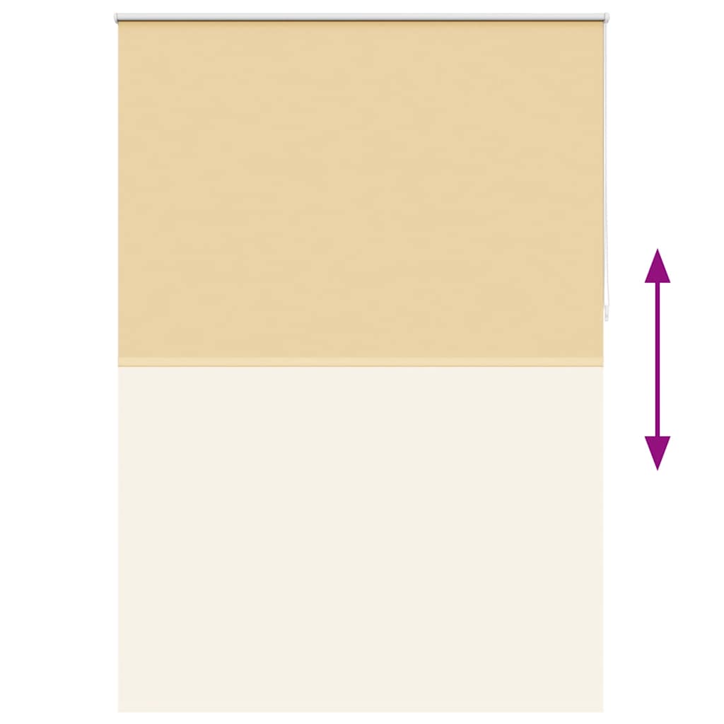 vidaXL Tenda a Rullo Oscurante 100% Poliestere con Rivestimento Termico 120 x 230 cm Beige - Image 29 of 64