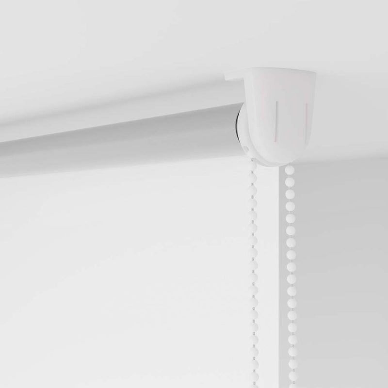 vidaXL Tenda a Rullo Oscurante 100% Poliestere 100 x 230 cm Bianco - Image 57 of 80