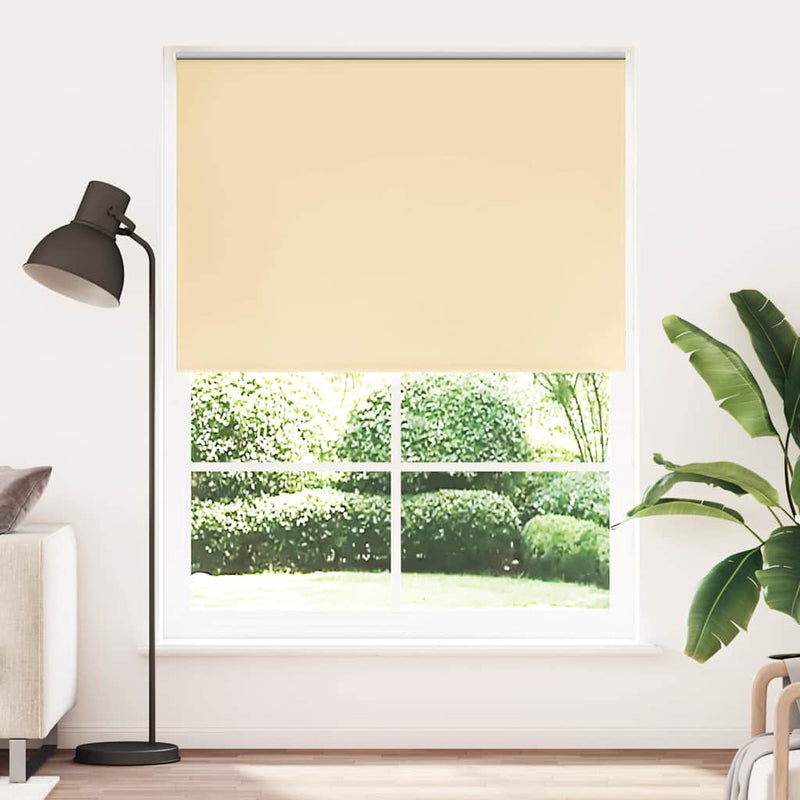 vidaXL Tenda a Rullo Oscurante con Rivestimento Termico 164,4 x 230 cm Beige - Image 1 of 32
