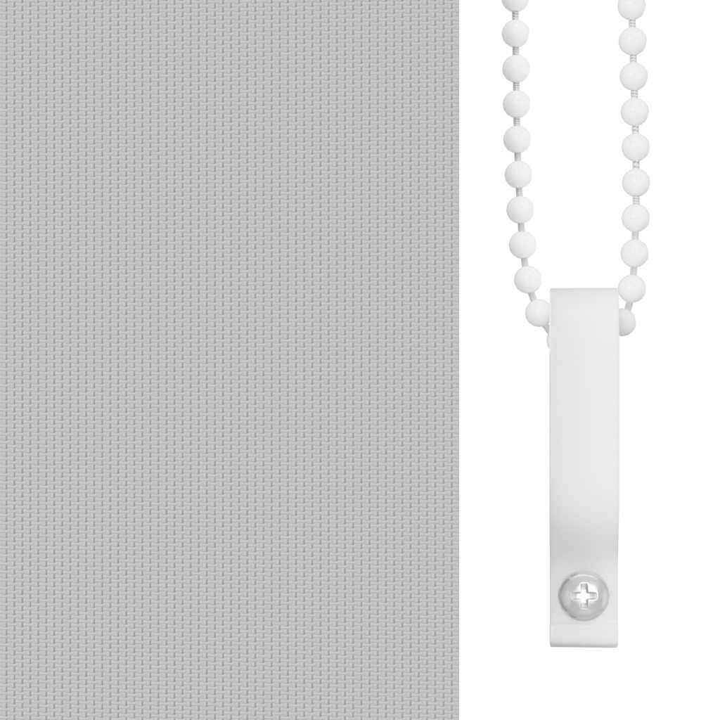 vidaXL Tenda a rullo oscurante 164,4x230 cm Tessuto Larghezza 160 cm grigio - Image 9 of 16