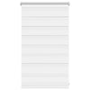 Elegant White Zebra Roller Blind - 50x100 cm - Image 2 of 12