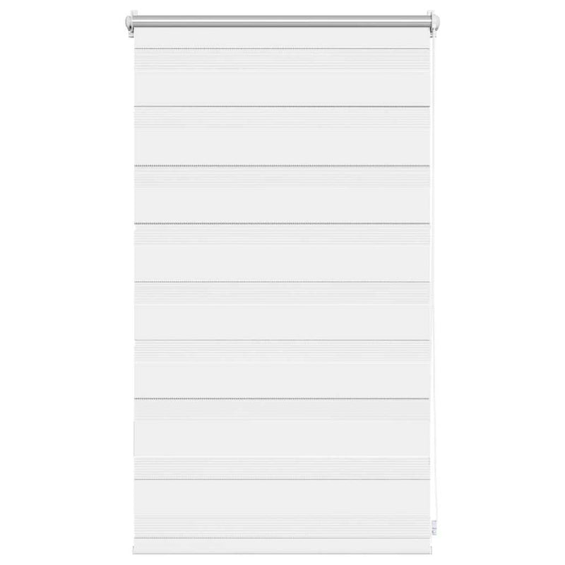 Elegant White Zebra Roller Blind - 50x100 cm - Image 2 of 12