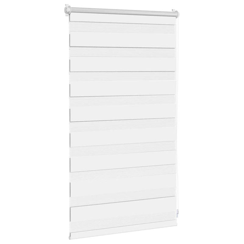 Elegant White Zebra Roller Blind - 50x100 cm - Image 3 of 12