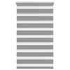 vidaXL Tenda a rullo zebra 70,9x120 cm Tessuto Larghezza 66,7 cm grigio - Image 2 of 12