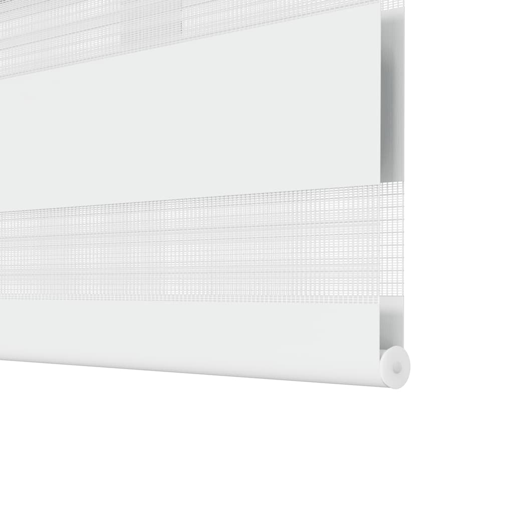 vidaXL Tenda a Rullo Zebra Bianca 80 x 150 cm - Controllo Luce Elegante - Image 17 of 24